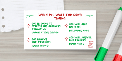 Scribble marker Font Poster 6