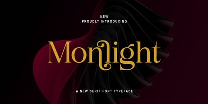 Monlight serif Font Poster 1