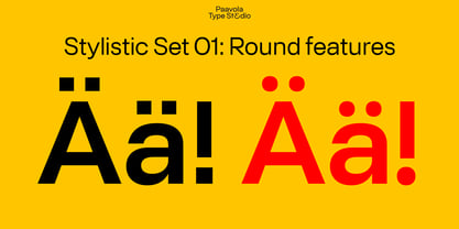 PT Schimetrik Font Poster 7