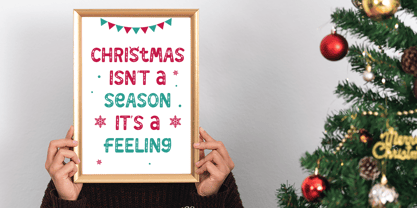 DT Forest Crystal Font Poster 5