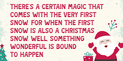 DT Forest Crystal Font Poster 6