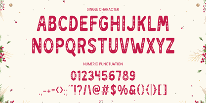 DT Forest Crystal Font Poster 7