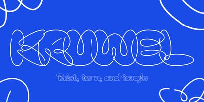 KGT Kruwel Font Poster 1