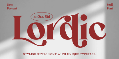 Lordic AS Font Poster 1