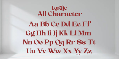 Lordic AS Font Poster 9