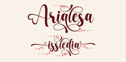 Arialesa Font Poster 2