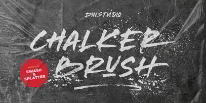 Chalker Brush Font Poster 1