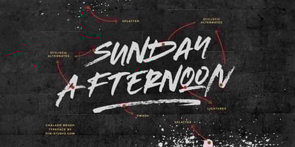 Chalker Brush Font Poster 5