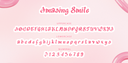Amazing Smile Font Poster 5