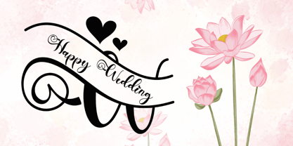 Beautiful Lovely Style Font Poster 2