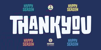 Happy Season Font Poster 14