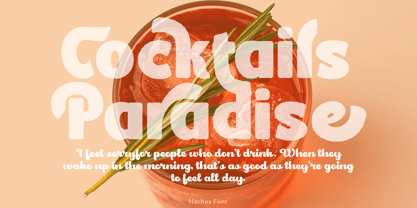 Naches Font Poster 3