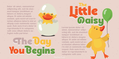 Naches Font Poster 5