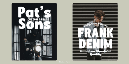 Naches Font Poster 4