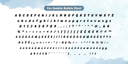 Fox Gumble Font Poster 12