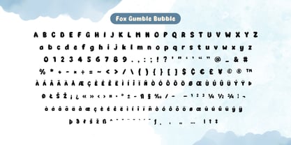 Fox Gumble Font Poster 9