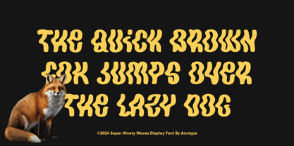 Super Ninety Font Poster 2