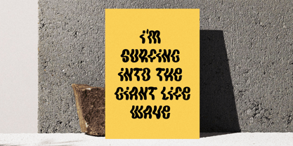 Super Ninety Font Poster 4