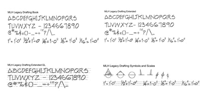 Mark L Hixson Legacy Drafting Font Poster 5