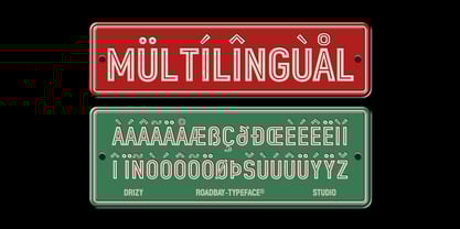 Roadbay Font Poster 6