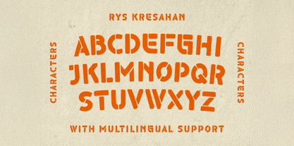 RYS Kresahan Font Poster 3