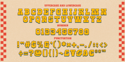 Retro Block Font Poster 10