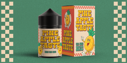 Retro Block Font Poster 5