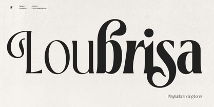 Loubrisa Font Poster 1