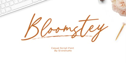 Bloomstey Font Poster 1