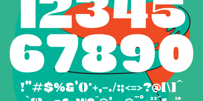 Wraps Festive Round Font Poster 9