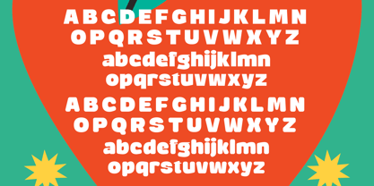 Wraps Festive Round Font Poster 15