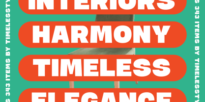 Wraps Festive Round Font Poster 5