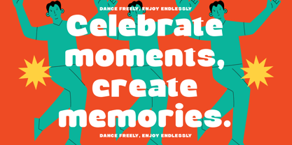 Wraps Festive Round Font Poster 8