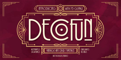 Decofun Font Poster 1