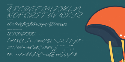 Helmet Bicycle Font Poster 14