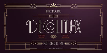 Decolmax Font Poster 1