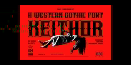 Keithor Font Poster 1