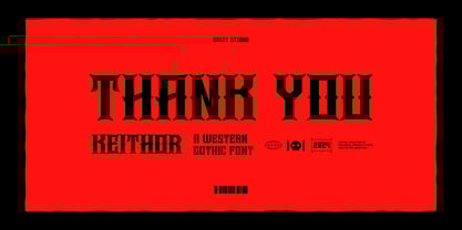 Keithor Font Poster 10