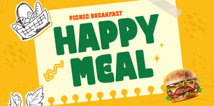 Meals SS Font Poster 8