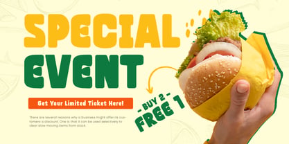 Meals SS Font Poster 5