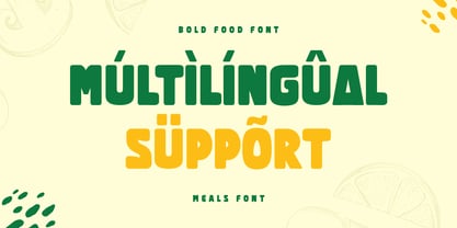 Meals SS Font Poster 14