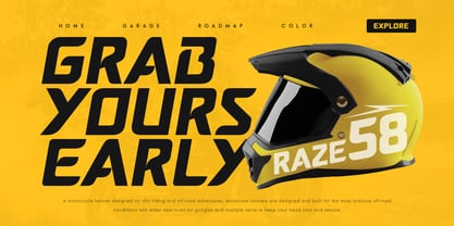 Sharp SS Font Poster 7