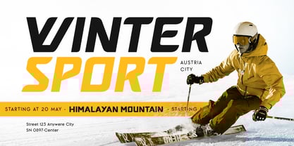 Sharp SS Font Poster 6