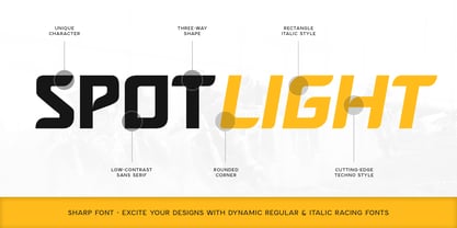 Sharp SS Font Poster 9