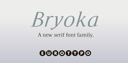 Bryoka Font Poster 1