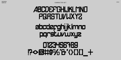 Ascharge Font Poster 8