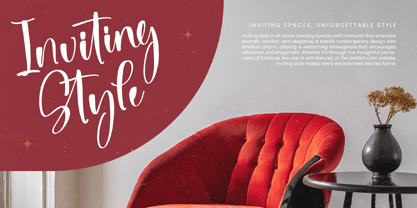 Childlike Starlit Font Poster 5