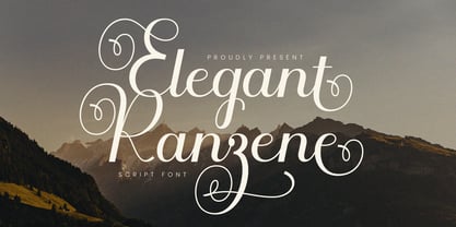 Ranzene Font Poster 1