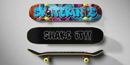 Great Splash Font Poster 6