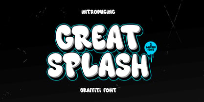 Great Splash Font Poster 1
